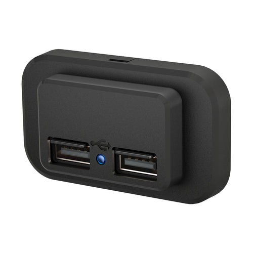 duocharge dual usb a surface mount charger 12 to 24v