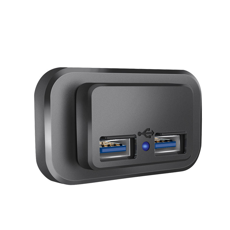 rv surface mount dual usb a charger