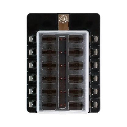 led indicator fuse block for 12v power distribution systems