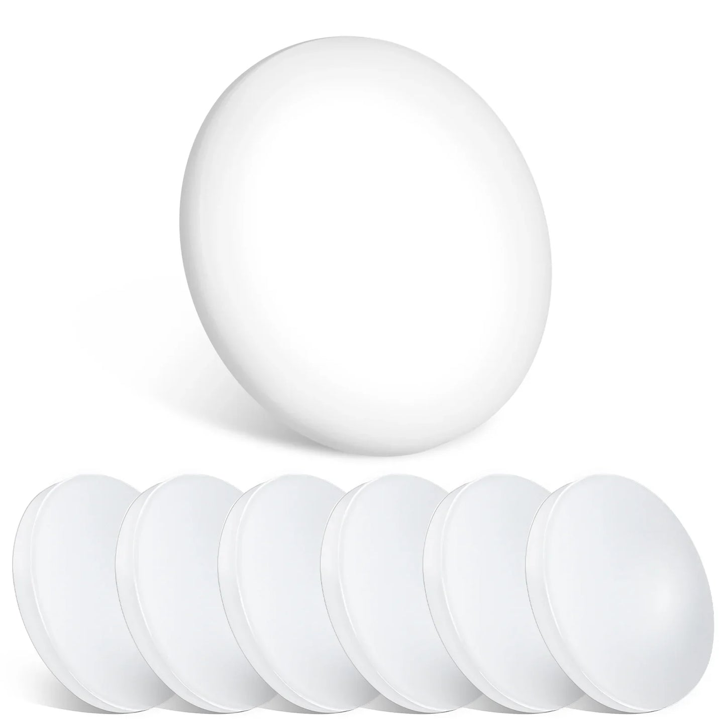 compact LED dome light with cool white output