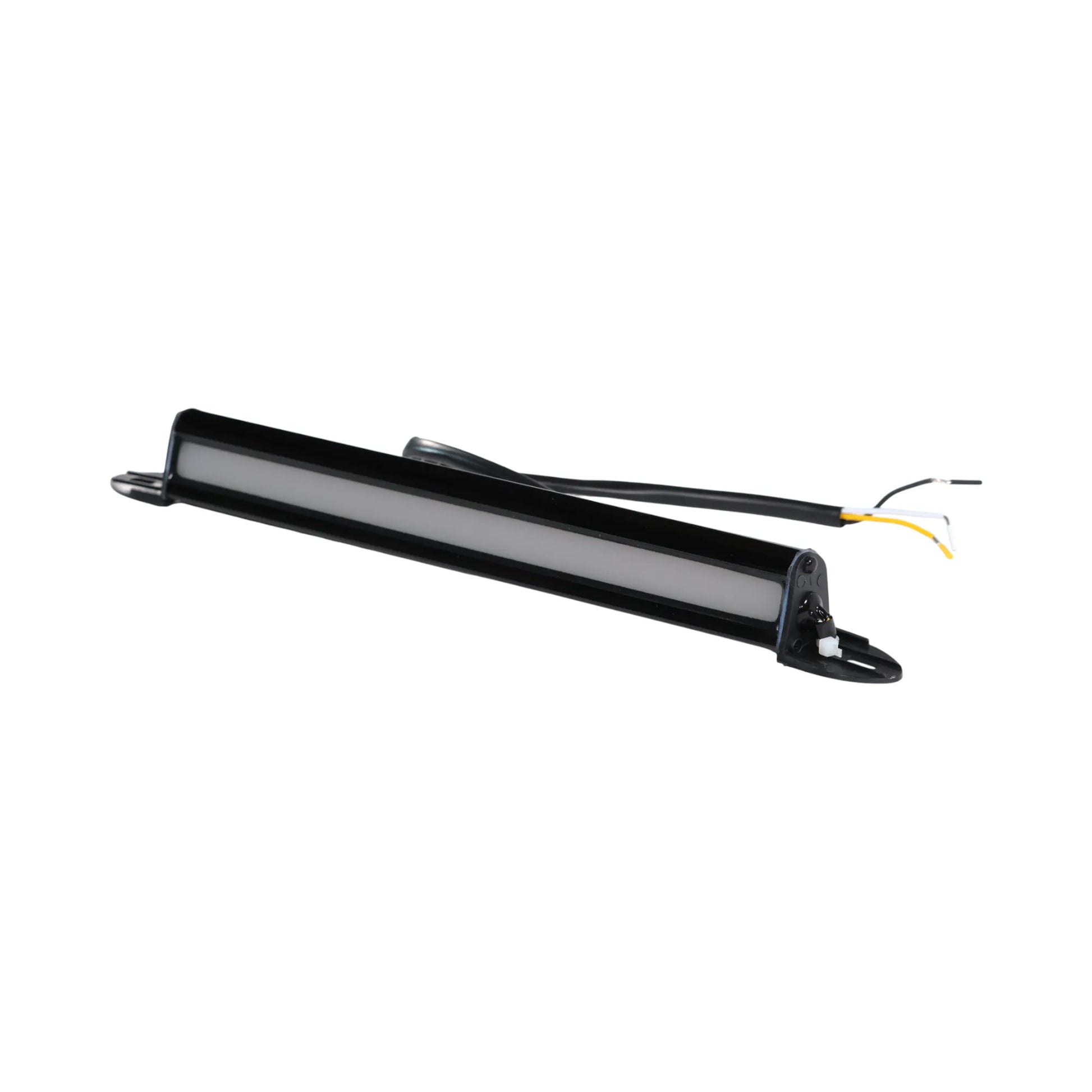black exterior LED bar positioned for mounting
