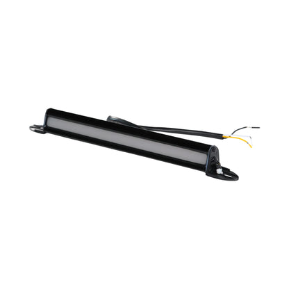 black exterior LED bar positioned for mounting