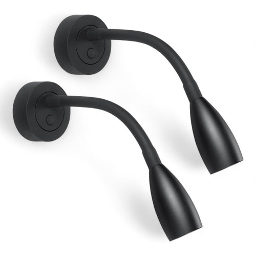 pair of max reading lights with usb ports
