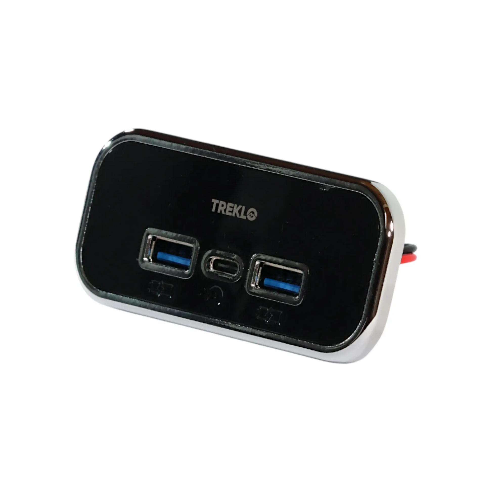 multicharge trio recessed usb a and usb c charger 12 to 24v