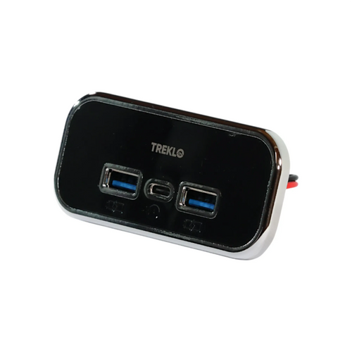 multicharge trio recessed usb a and usb c charger 12 to 24v