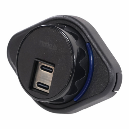 peak dual usb c surface mount charger 12v to 24v