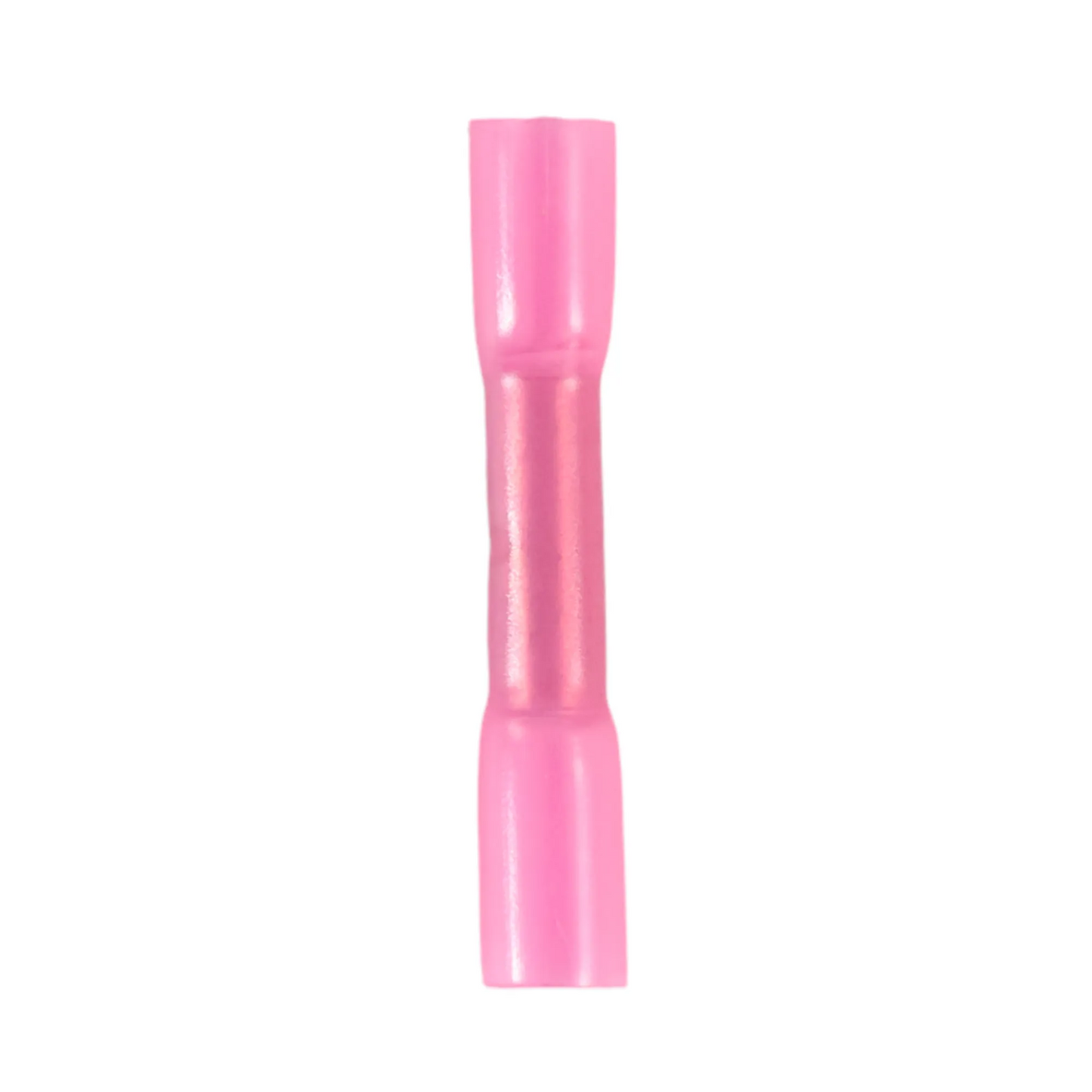 Red heat shrink butt splice connector (100 pack) for caravan, rv, and campervan waterproof 12v wiring joins