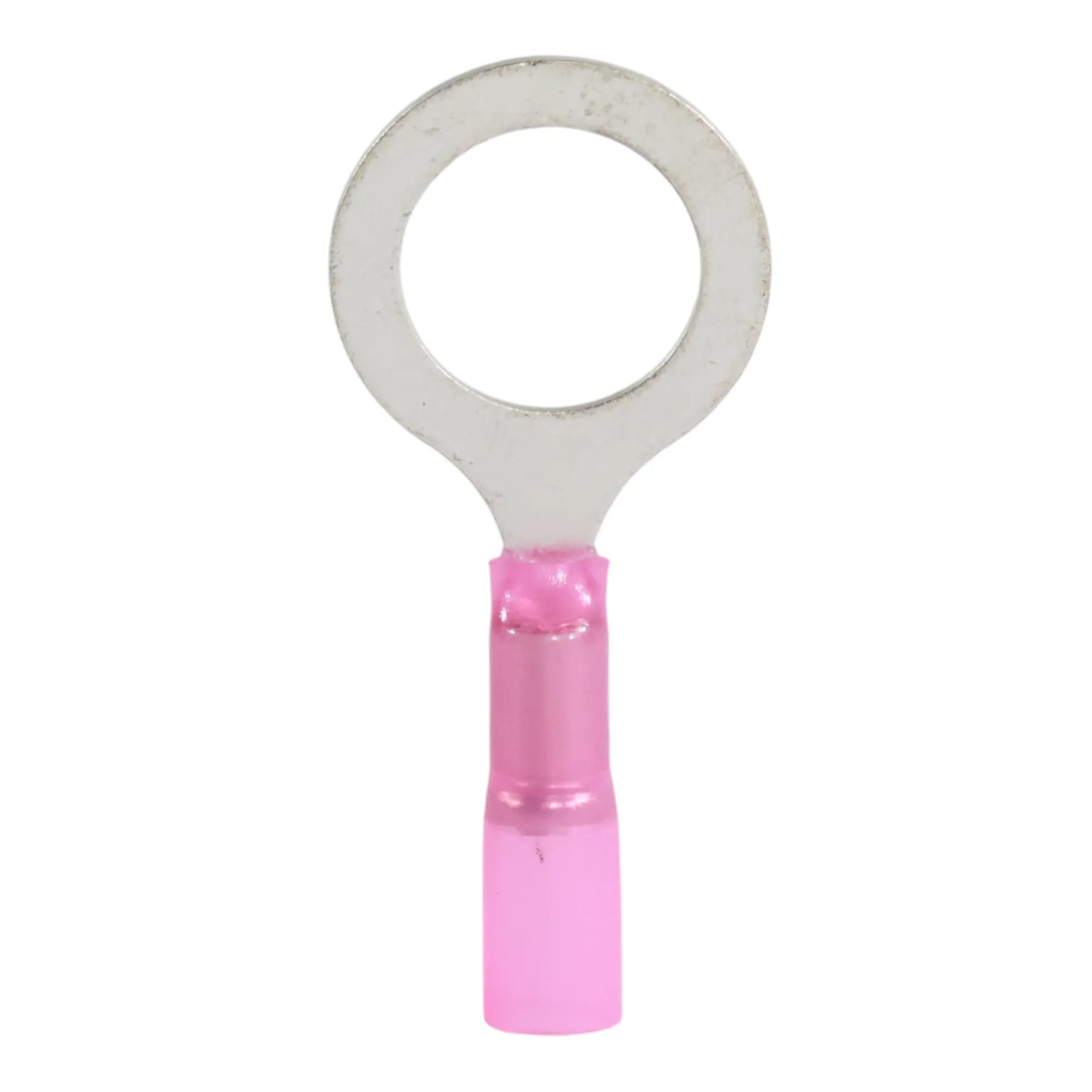 Red heat shrink ring terminal M12 (100 pack) for caravan, rv, and campervan waterproof 12v wiring connections