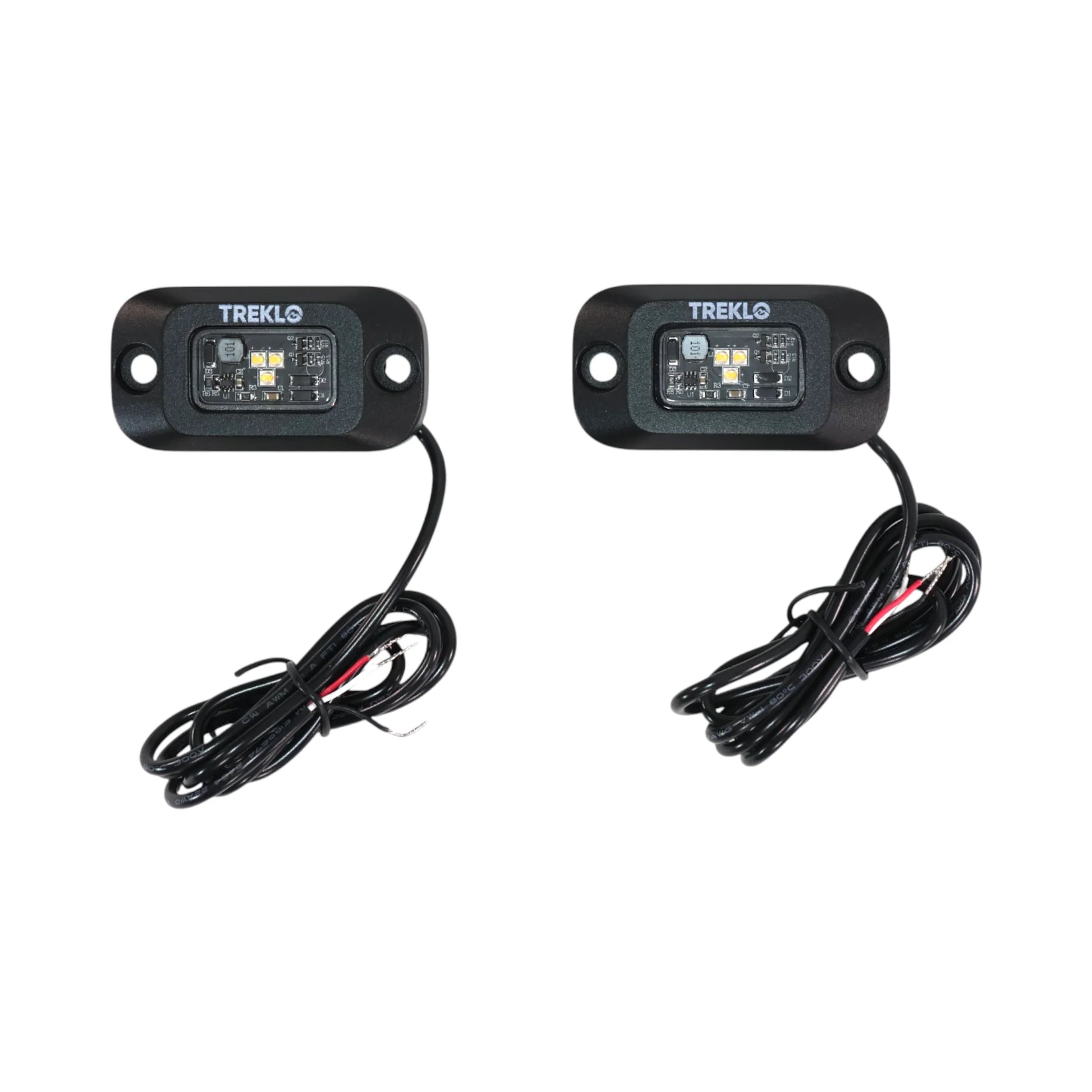 amber rock lights 2 pack displayed on bench