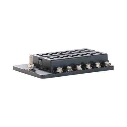 Off grid 12 slot LED blade fuse panel for camper electrical systems