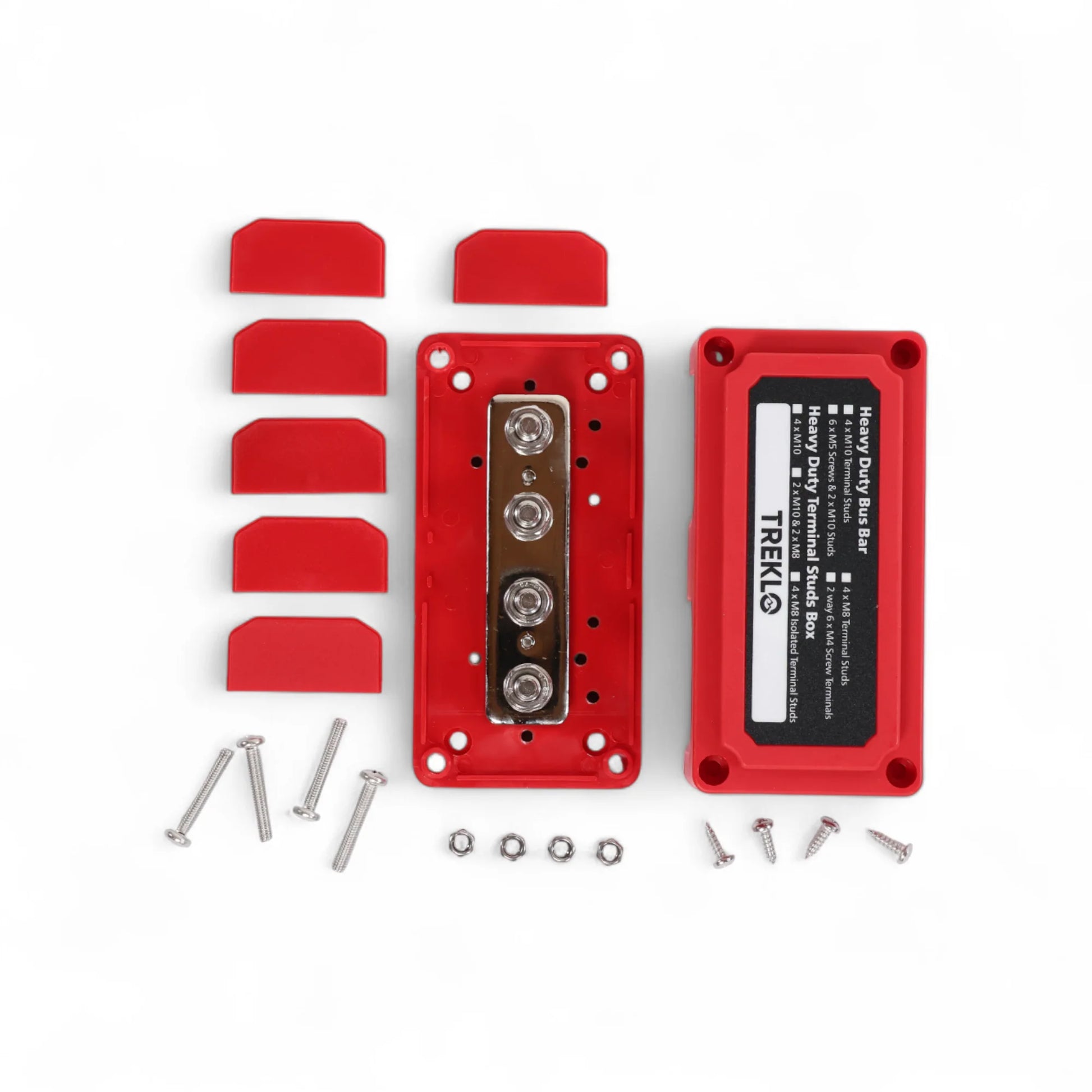 caravan 300a 4 post m8 enclosed busbar for electrical systems