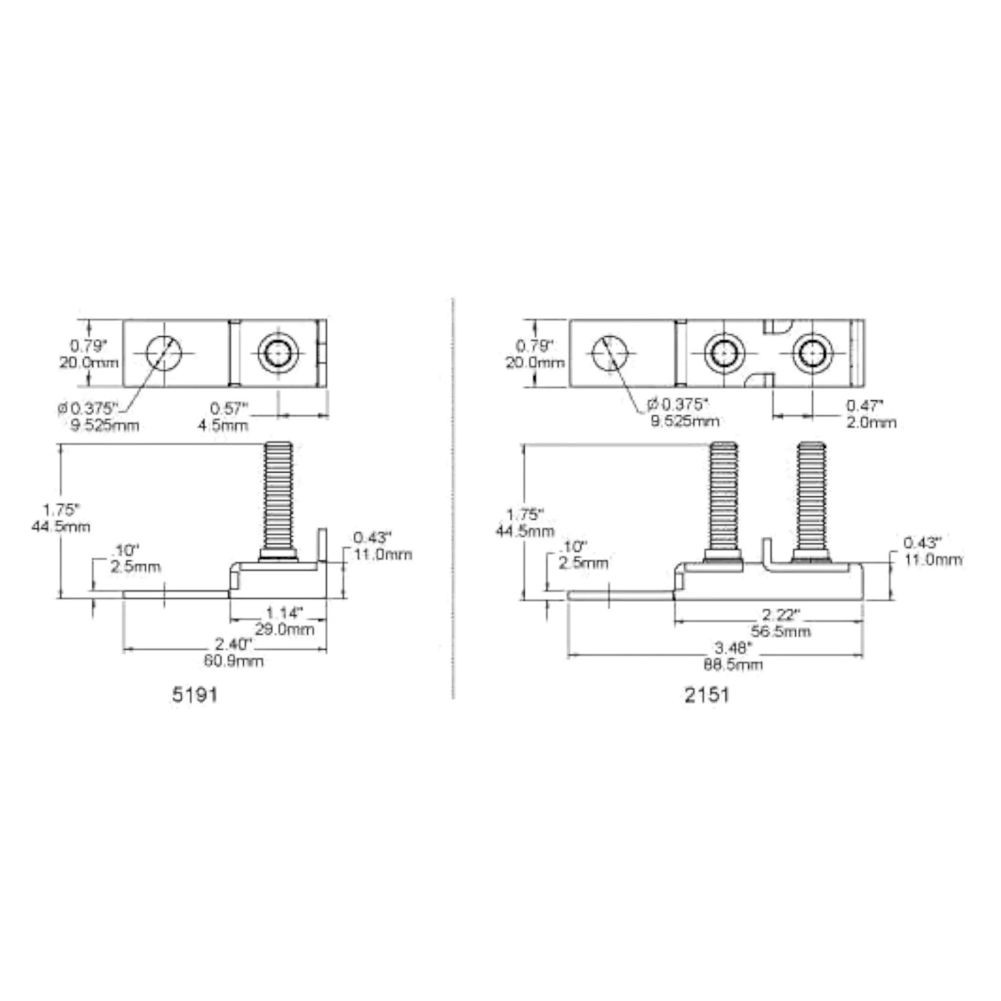 high current mrbf fuse block with safety cover