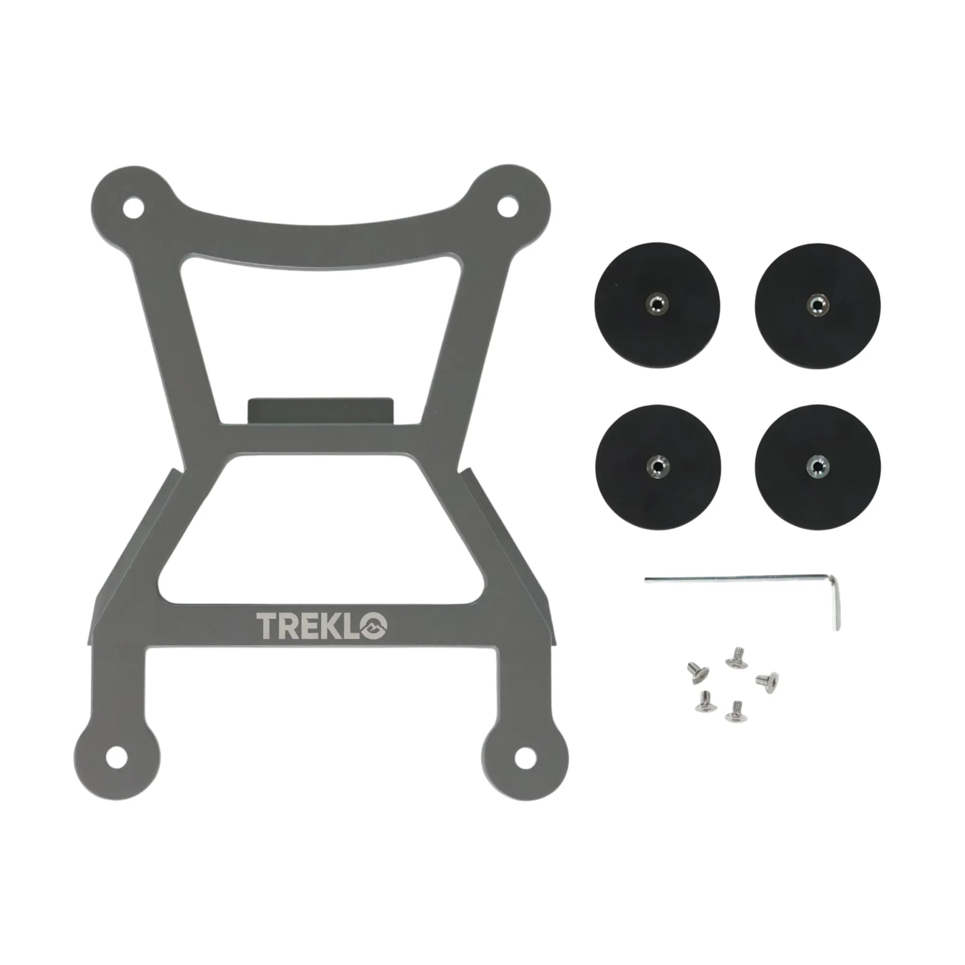 heavy duty aluminium magnetic mount for starlink mini for touring and campsite use