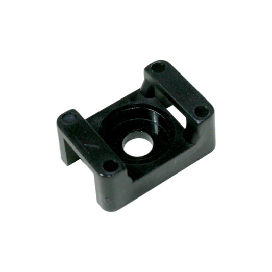 Screw down saddle cable tie mount 22mm x 16mm 100 pack for caravan, rv, and campervan wiring