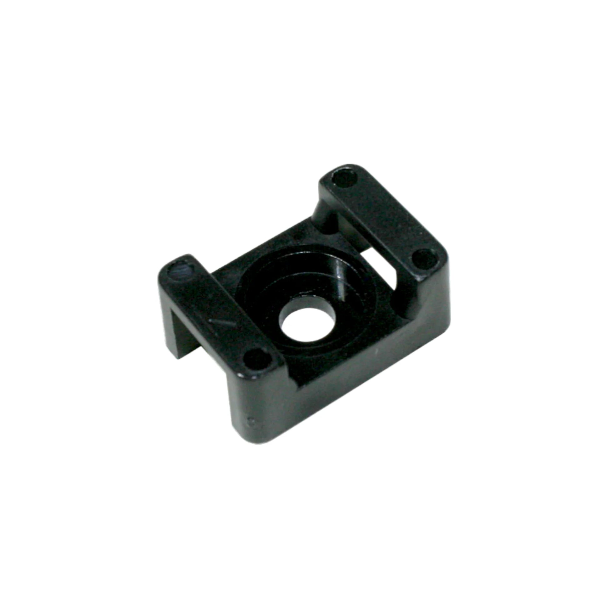 Screw mount saddle cable tie bases 15x10 for secure cable routing in rvs, 100 pack