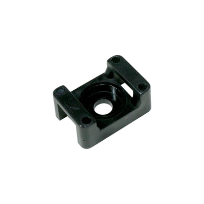 Screw mount saddle cable tie bases 15x10 for secure cable routing in rvs, 100 pack