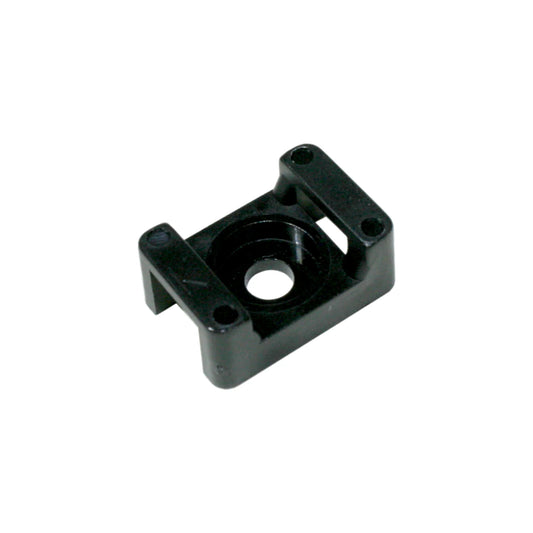 Screw mount saddle cable tie bases 15x10 for secure cable routing in rvs, 100 pack