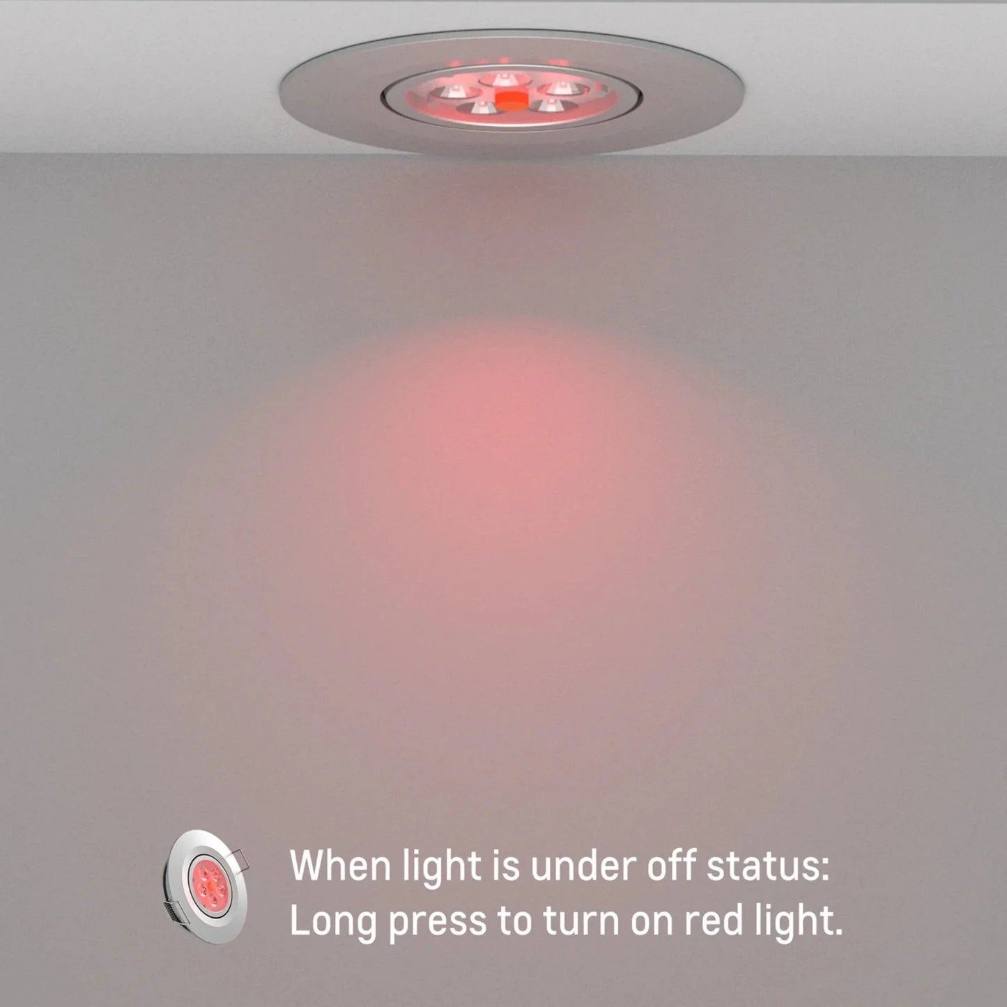 silver recessed LED downlights shown as a pair