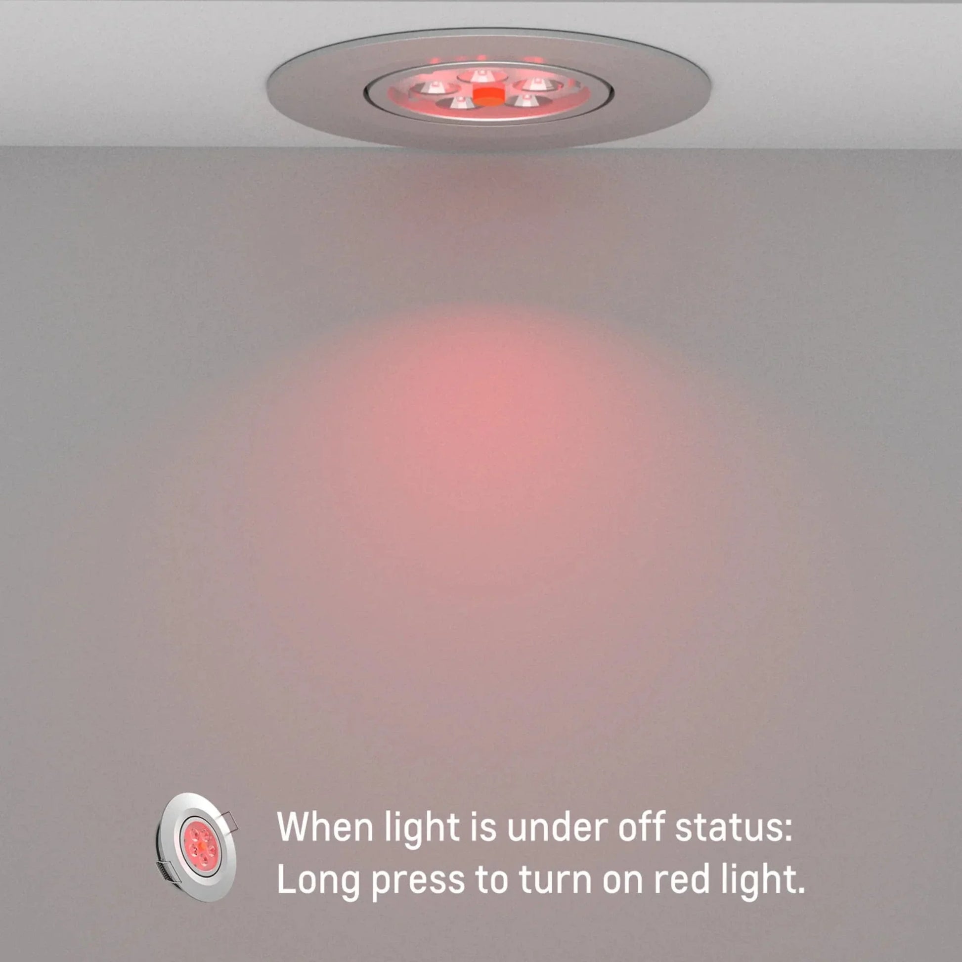 silver recessed LED downlights shown as a pair