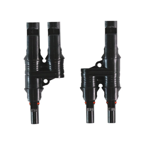 solar parallel 2-to-1 connector pair on bench