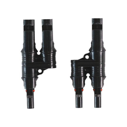 solar parallel 2-to-1 connector pair on bench