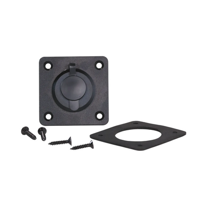 starlink gen 3 weatherproof wall socket in aluminium for campervan and caravan fitouts