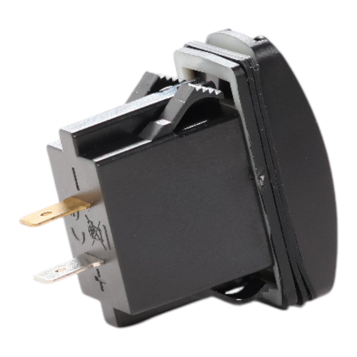 caravan rocker size usb a charging socket recessed mount