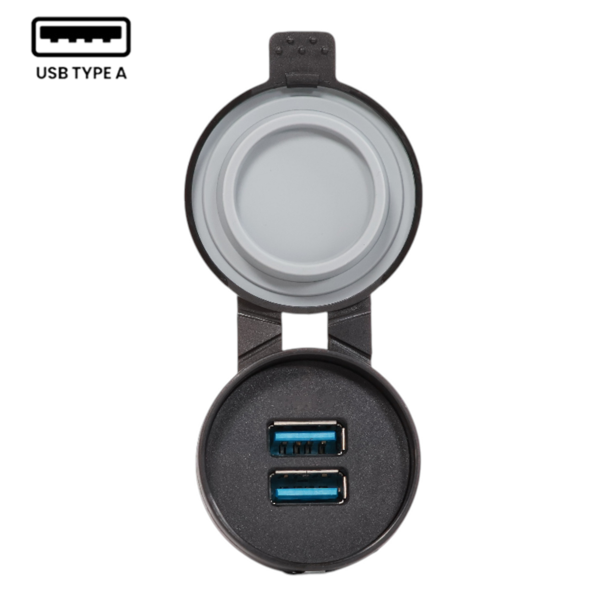 waterproof dual usb a charger for campervans