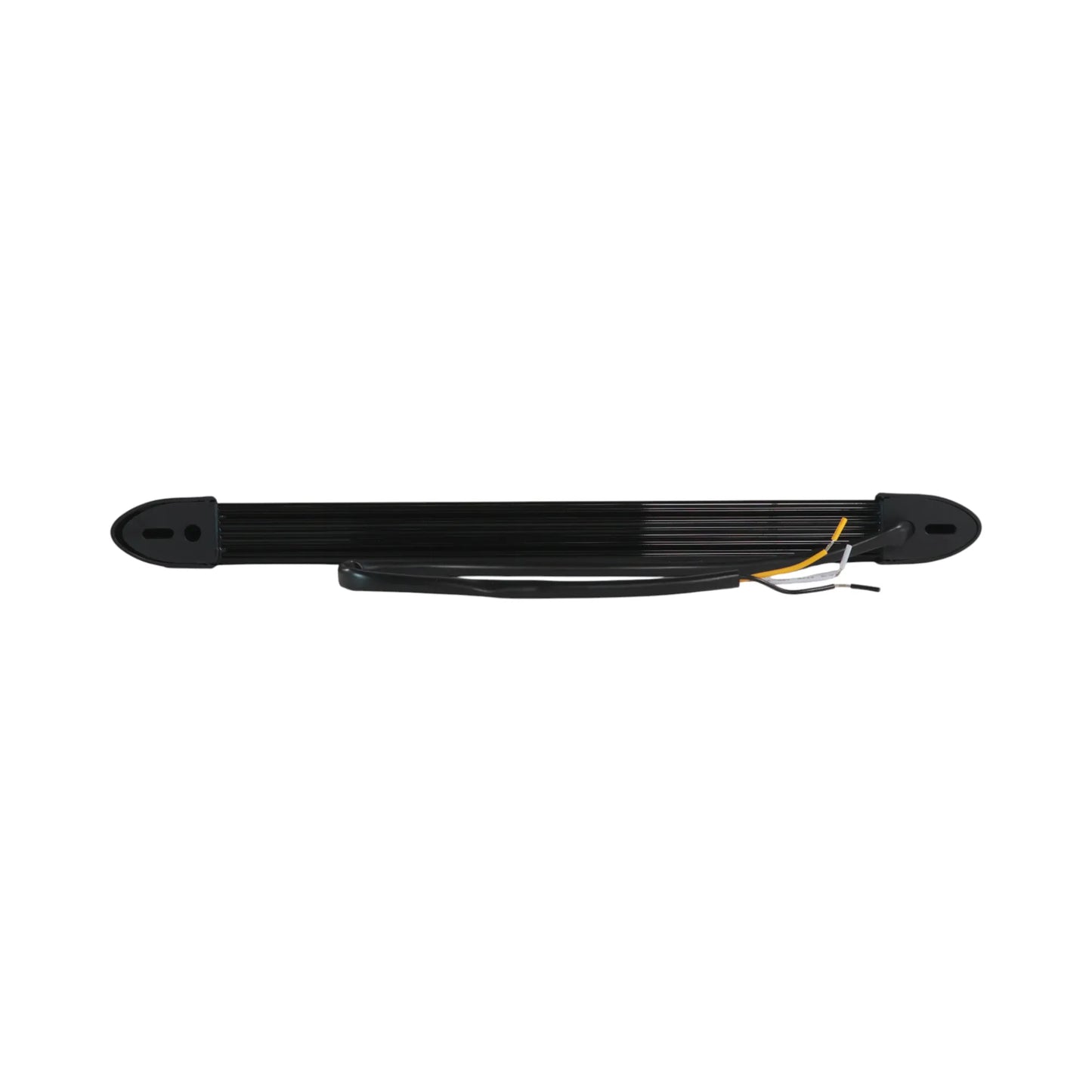 slim black 36cm LED bar with wiring shown