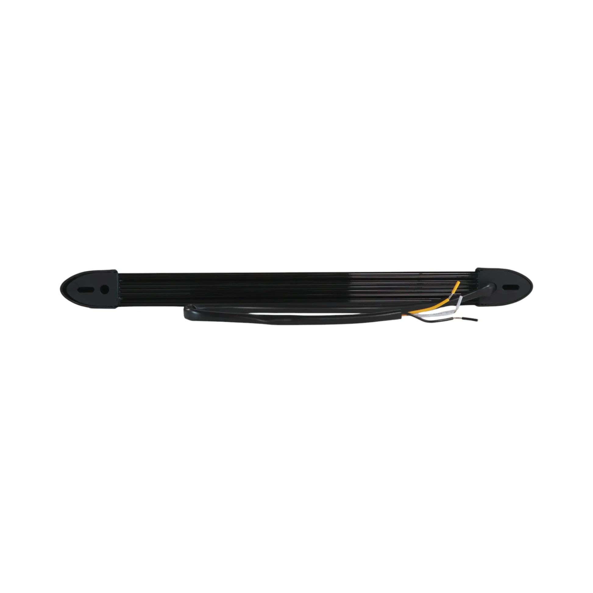 slim black 36cm LED bar with wiring shown