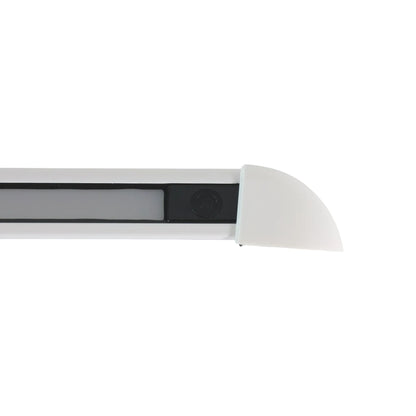 close-up of 12v white LED bar with dimmer knob